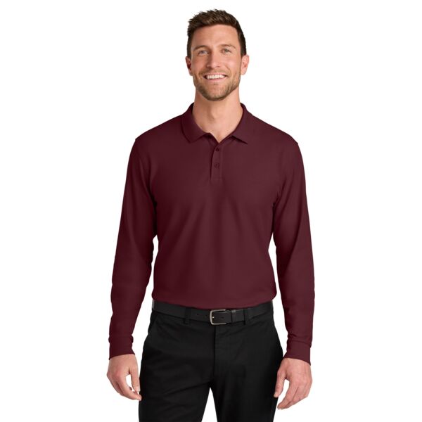 Wearever Signature Pique Long Sleeve Polo Thumbnail